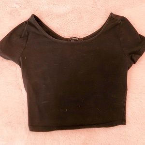 Black Crop Top